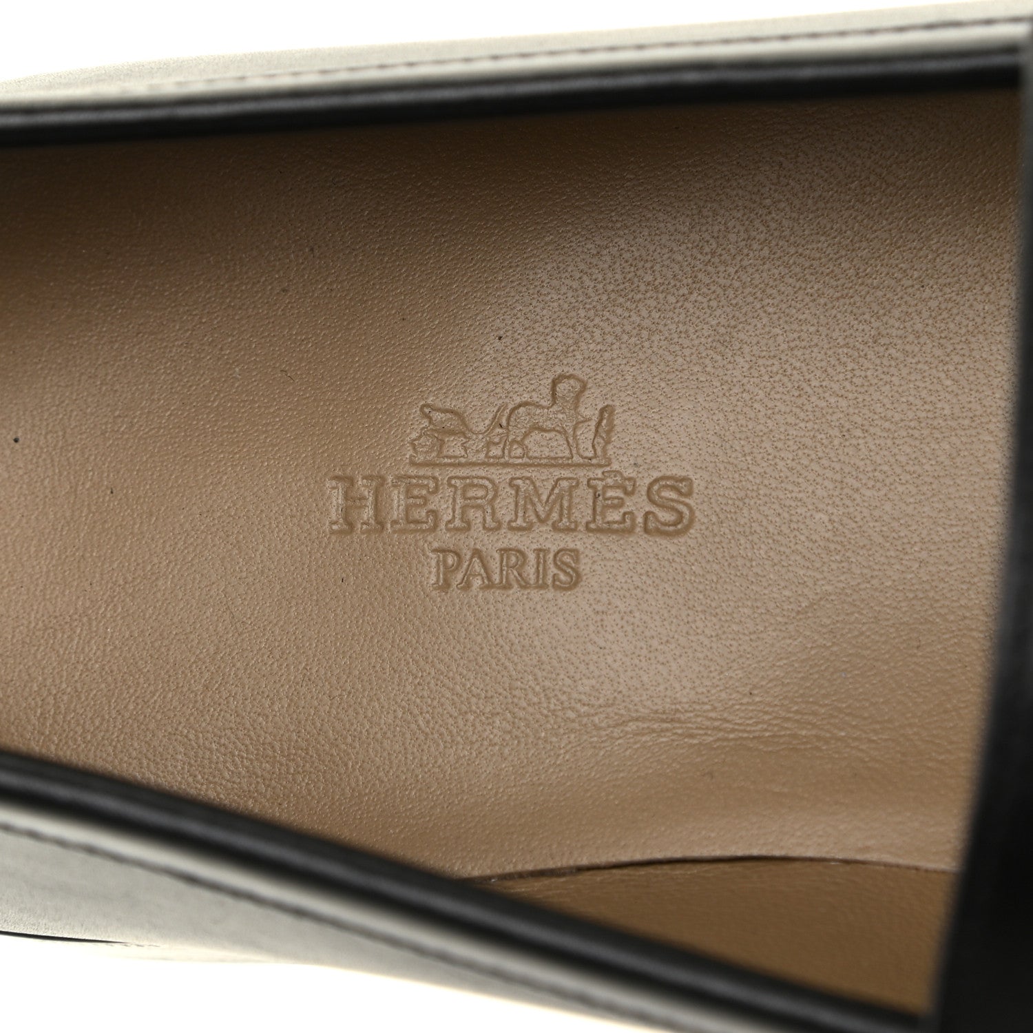 Hermes Calfskin Shiny Alligator Mens Monterey Loafers 44 Black 11 of 13