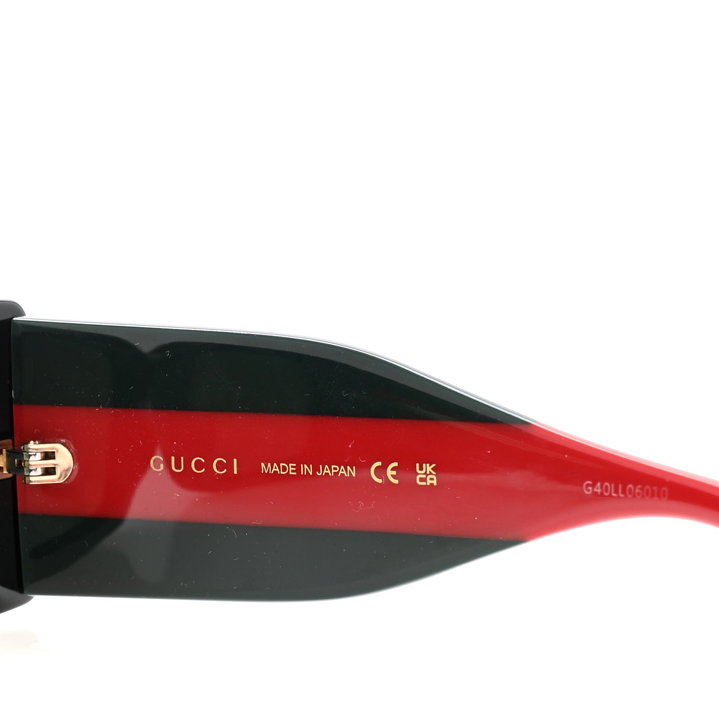 Acetate Web Frame Rectangle Sunglasses GG1860S Black Multicolor