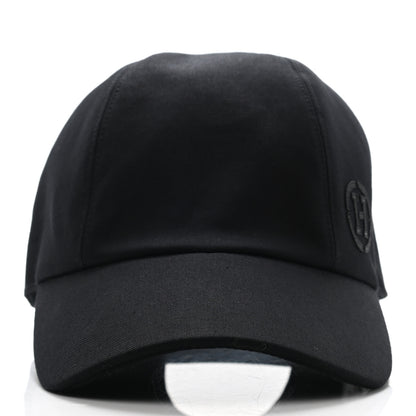 Hermes Cotton Miles H Circle Hat 58 Black 3 of 7