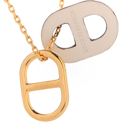 Hermes Swift O'Maillon Pendant Necklace Nata 5 of 6