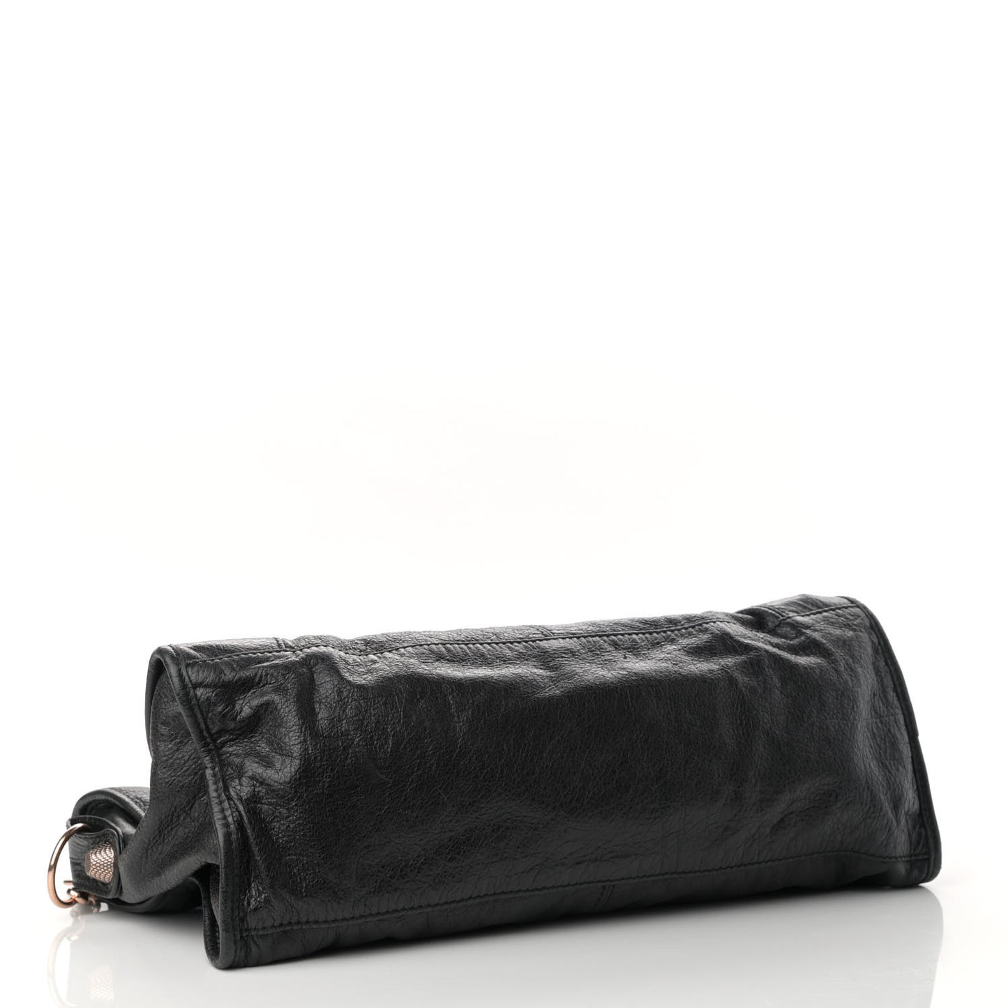 Agneau Giant 21 Rose Gold Hardware Part Time Black