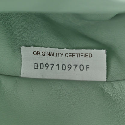 Bottega Veneta Goatskin Snakeskin The Pouch Oversized Clutch Cantaloupe 7 of 10