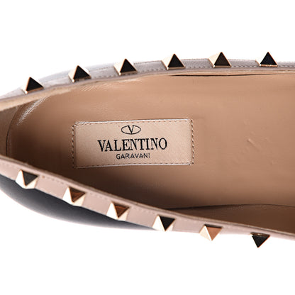 Valentino Garavani Nappa Rockstud 100mm Pumps 38.5 Black Poudre 7 of 9