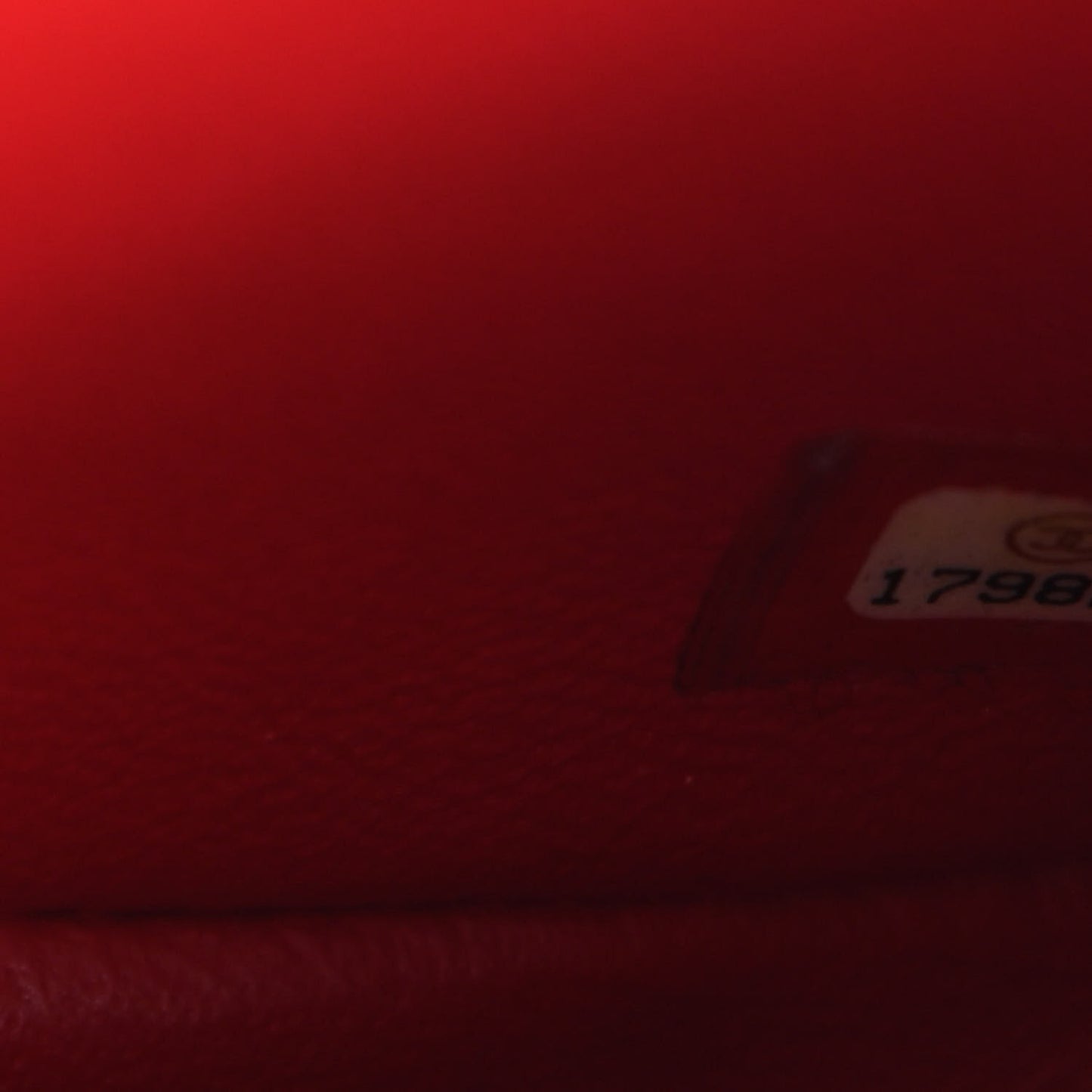 Lambskin Quilted Mini Rectangular Flap Red