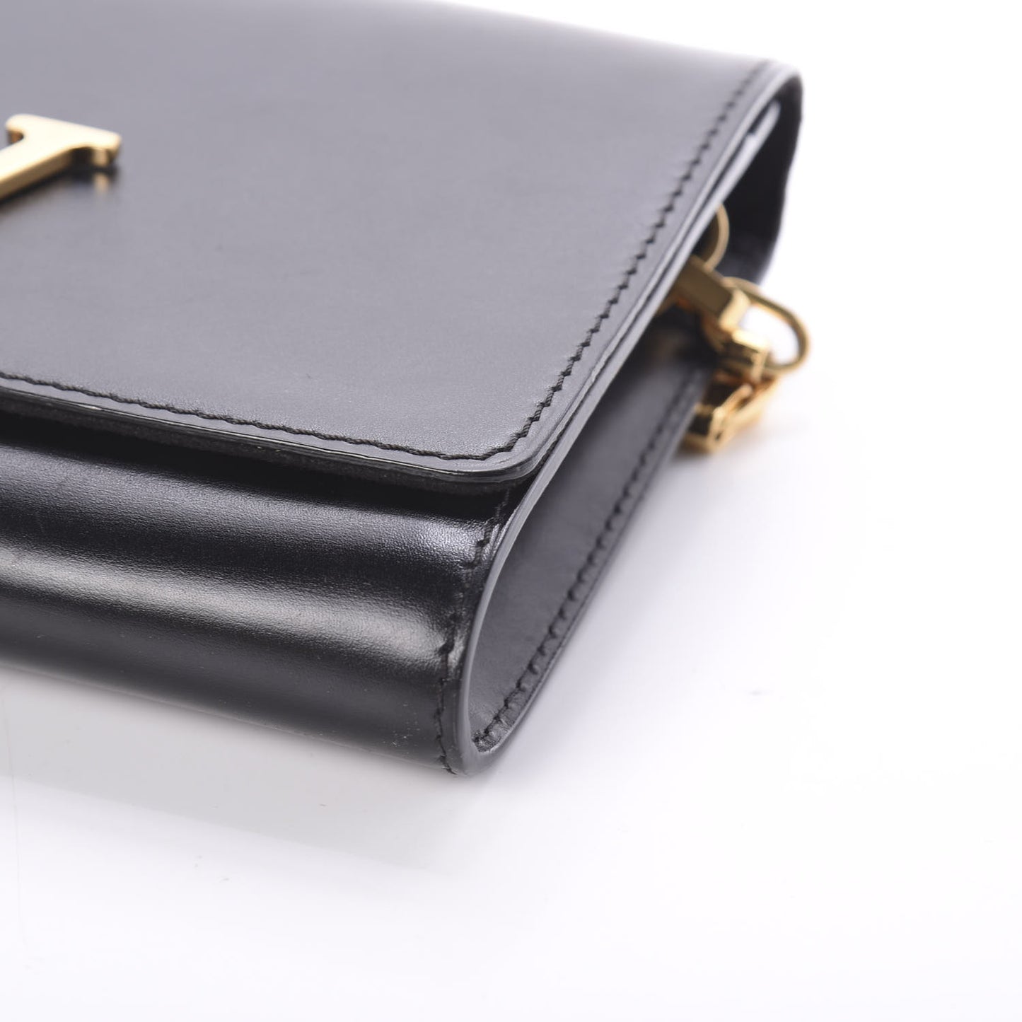 Calfskin Chain Louise MM Black