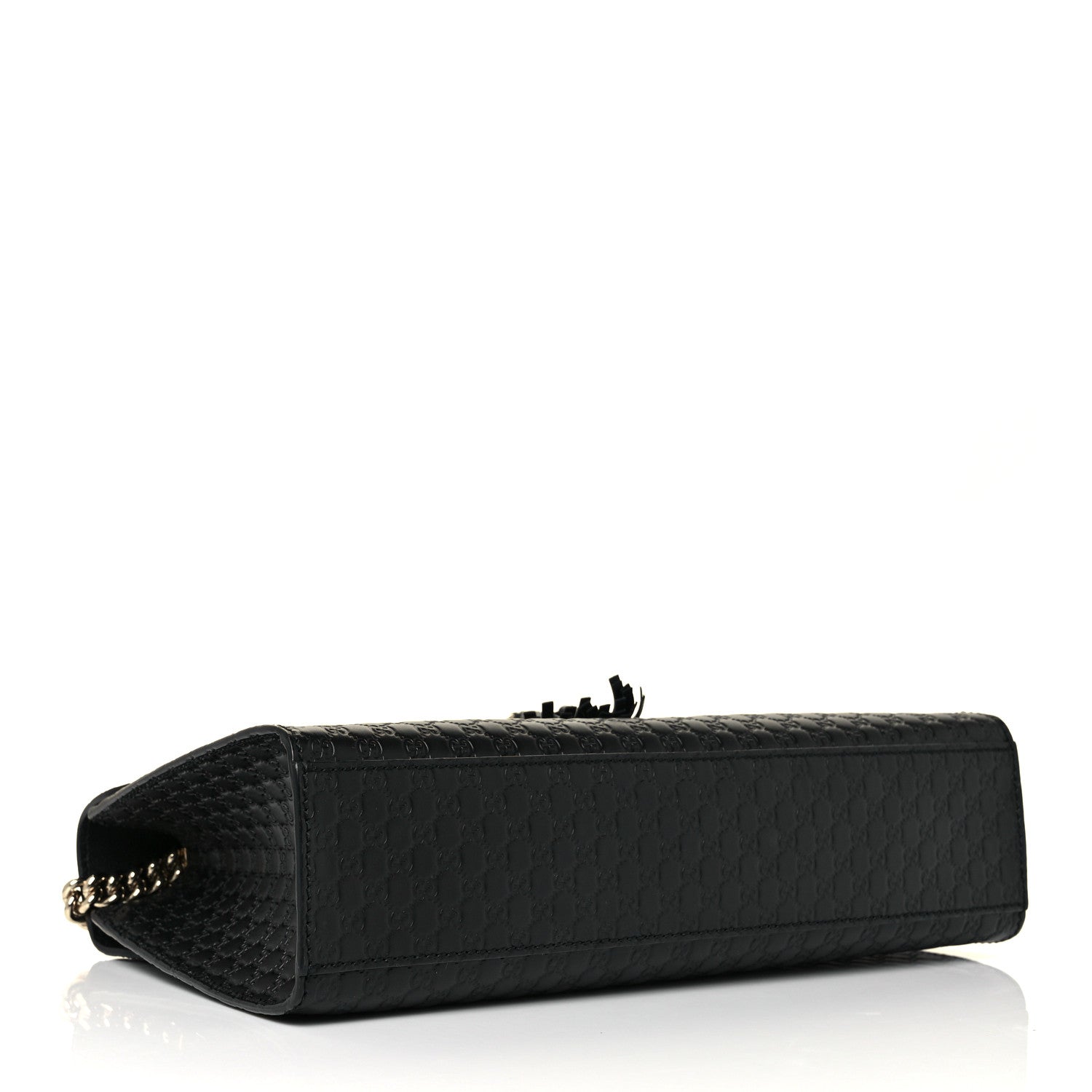 Gucci Microguccissima Medium Emily Chain Shoulder Bag Black 7 of 21