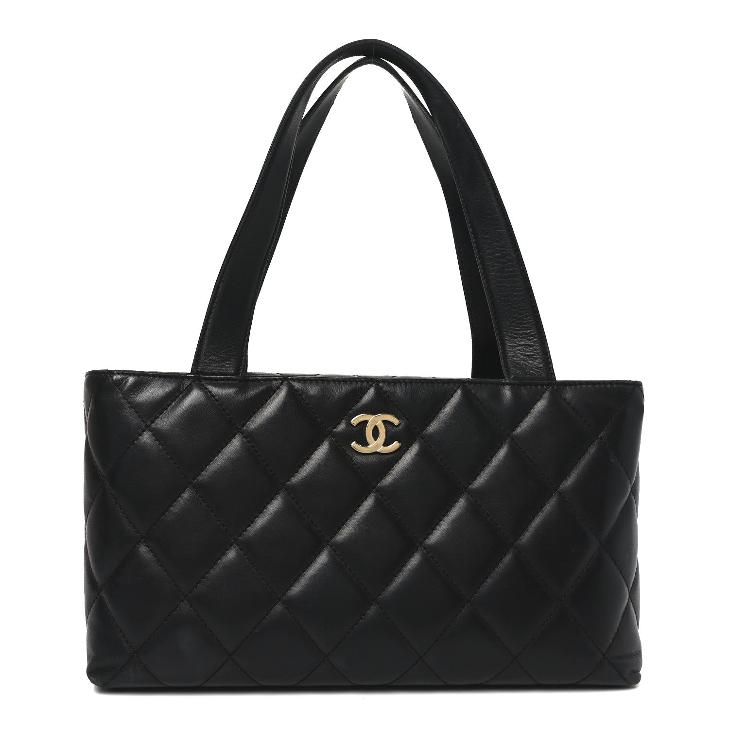 Chanel Lambskin Quilted Shoulder Bag Black 1 of 11