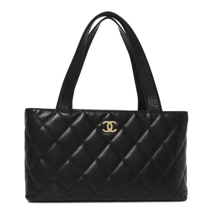 Chanel Lambskin Quilted Shoulder Bag Black 1 of 11