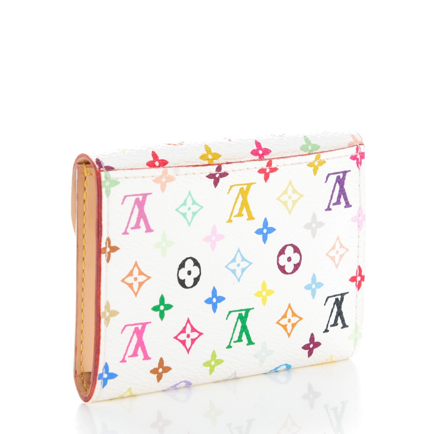 Louis Vuitton Monogram Multicolor Business Card Holder White 3 of 7