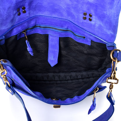 Proenza Schouler Suede Medium PS1 Satchel Royal Blue 5 of 9