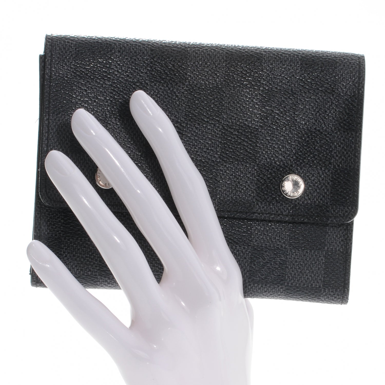 Louis Vuitton Damier Graphite Compact Modulable Wallet 2 of 7