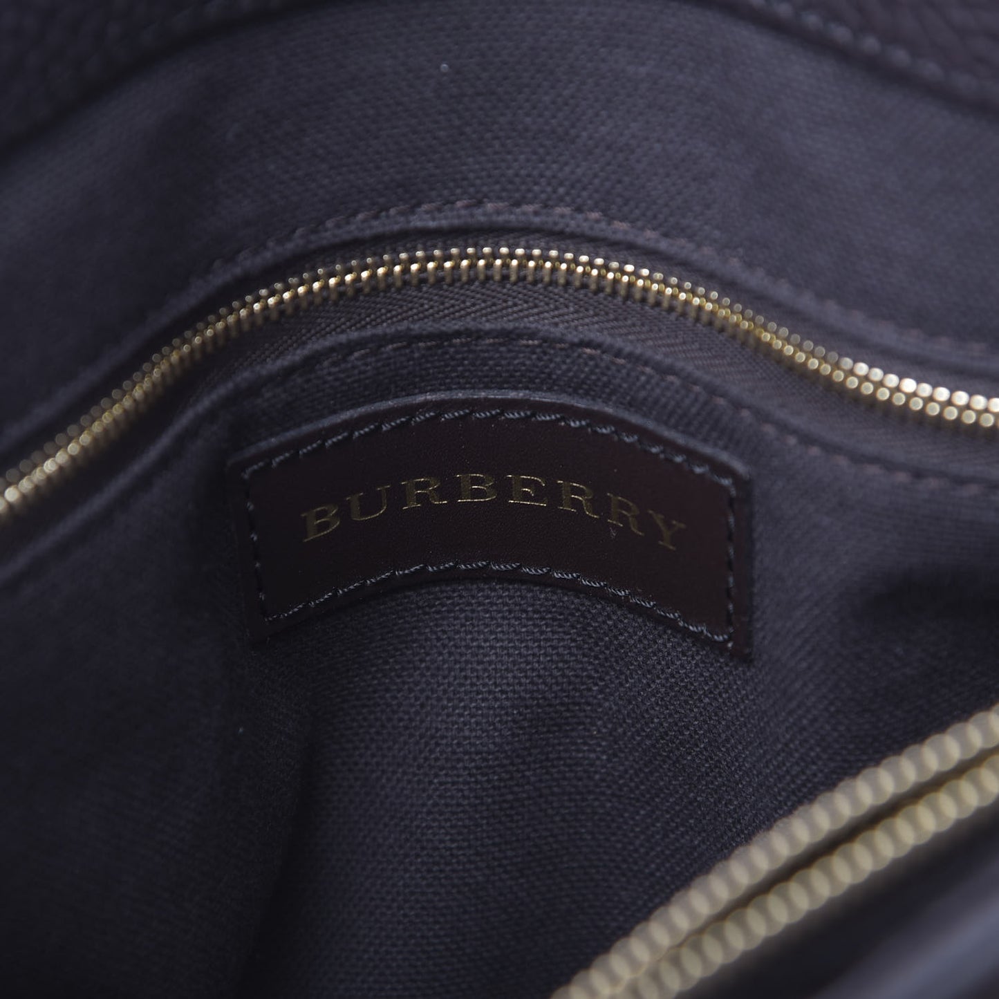 Grained Calfskin Haymarket Check Medium Golderton Tote Chocolate