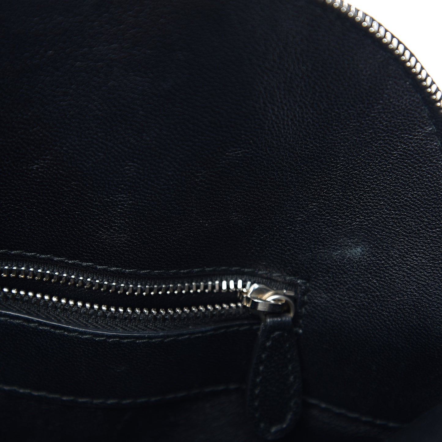 Calfskin Losange Monogram S Ville Top Handle Bag Black Grey