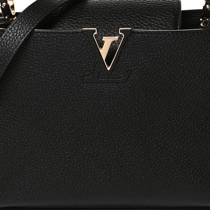Louis Vuitton Taurillon Capucines BB Black 8 of 11