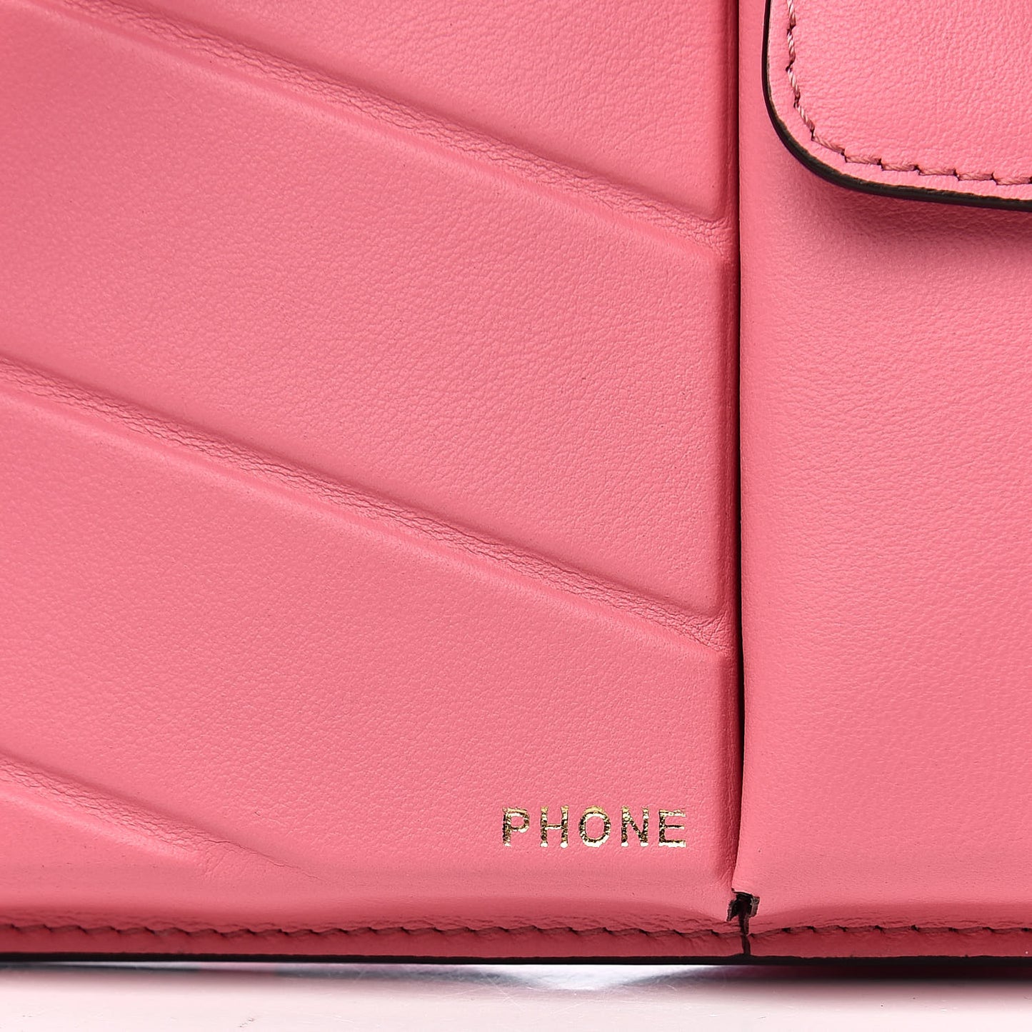 Vitello Grace Matte 3 Pocket Mini Crossbody Bag Pink