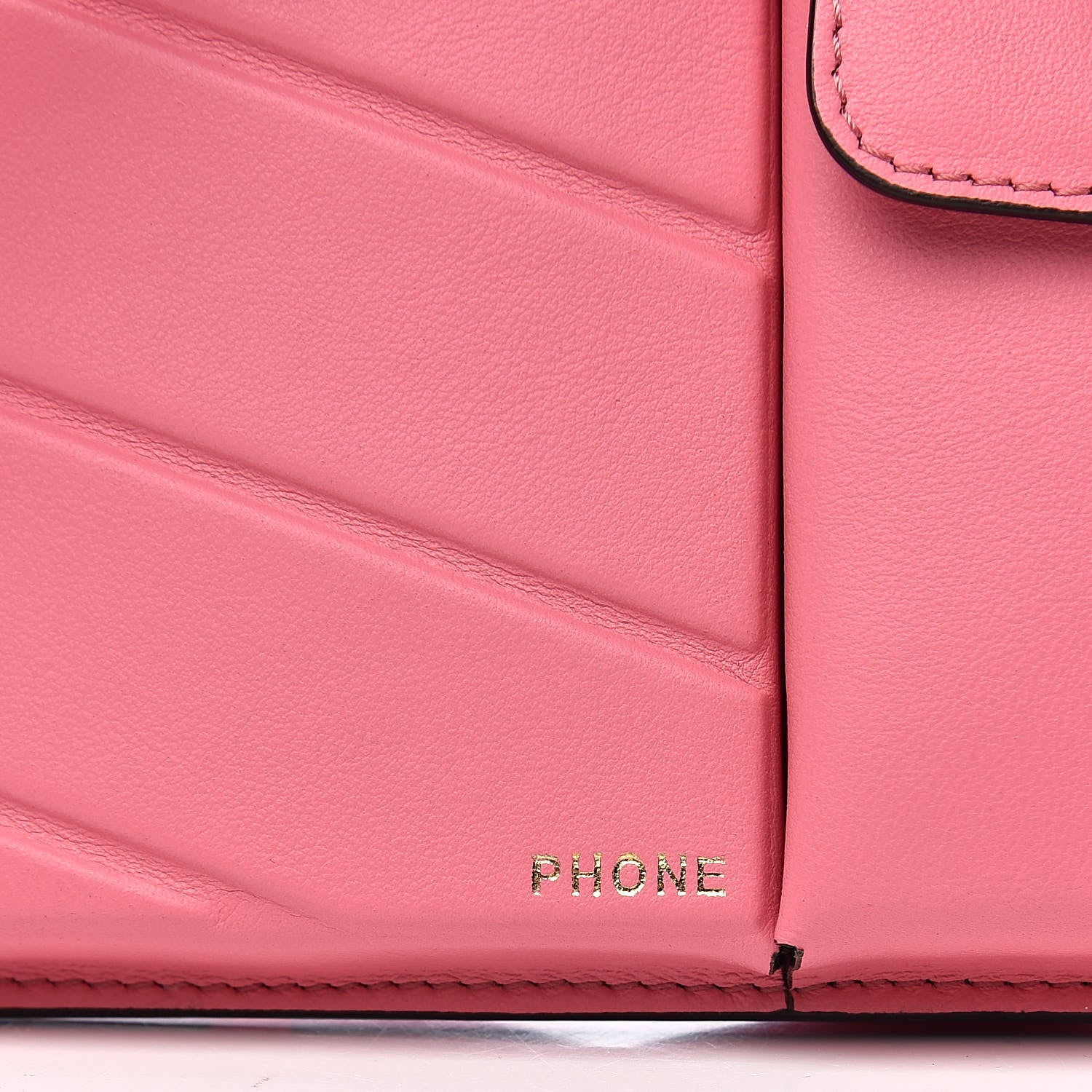 Fendi Vitello Grace Matte 3 Pocket Mini Crossbody Bag Pink 9 of 14