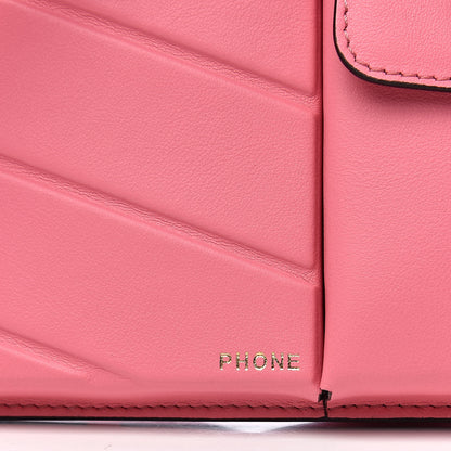 Fendi Vitello Grace Matte 3 Pocket Mini Crossbody Bag Pink 9 of 14