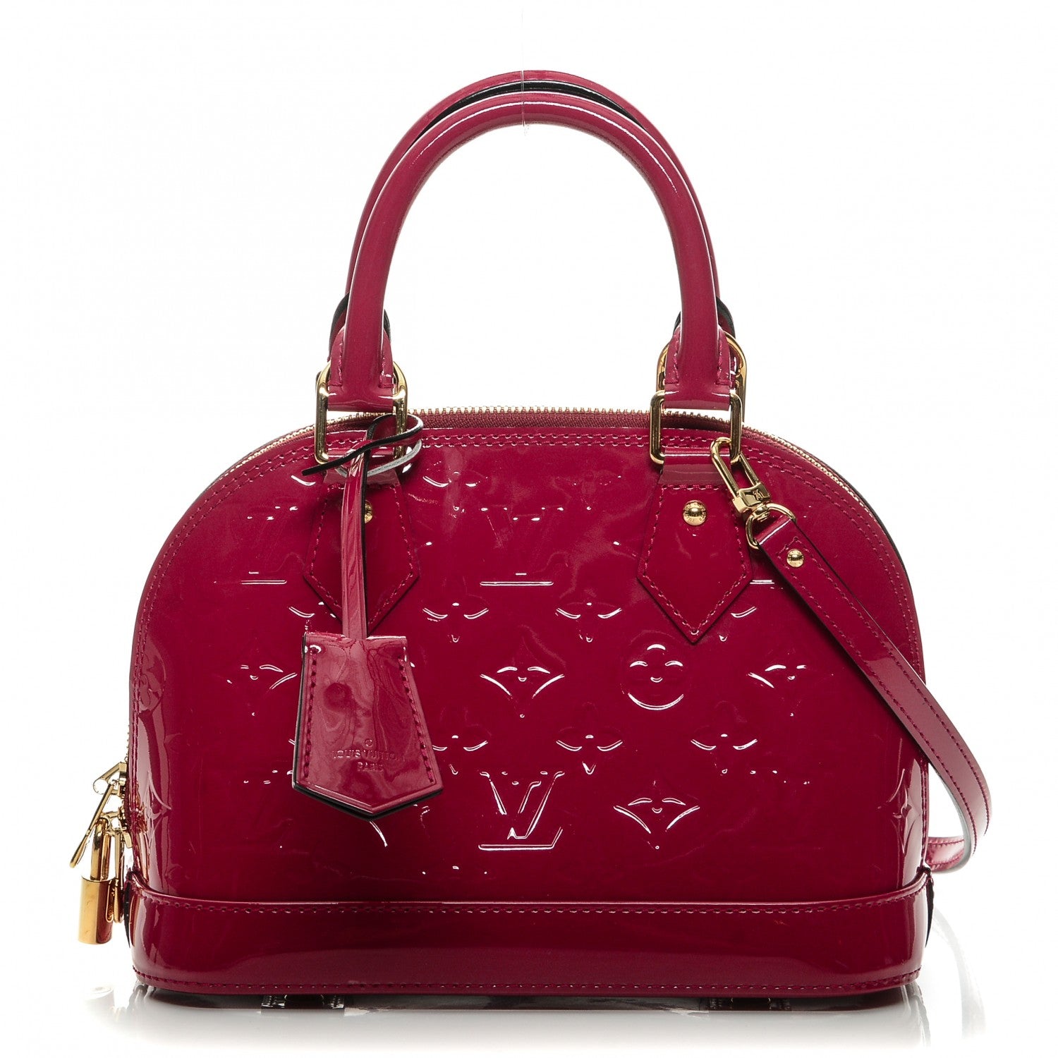Louis Vuitton Vernis Alma BB Rose Indien 1 of 6