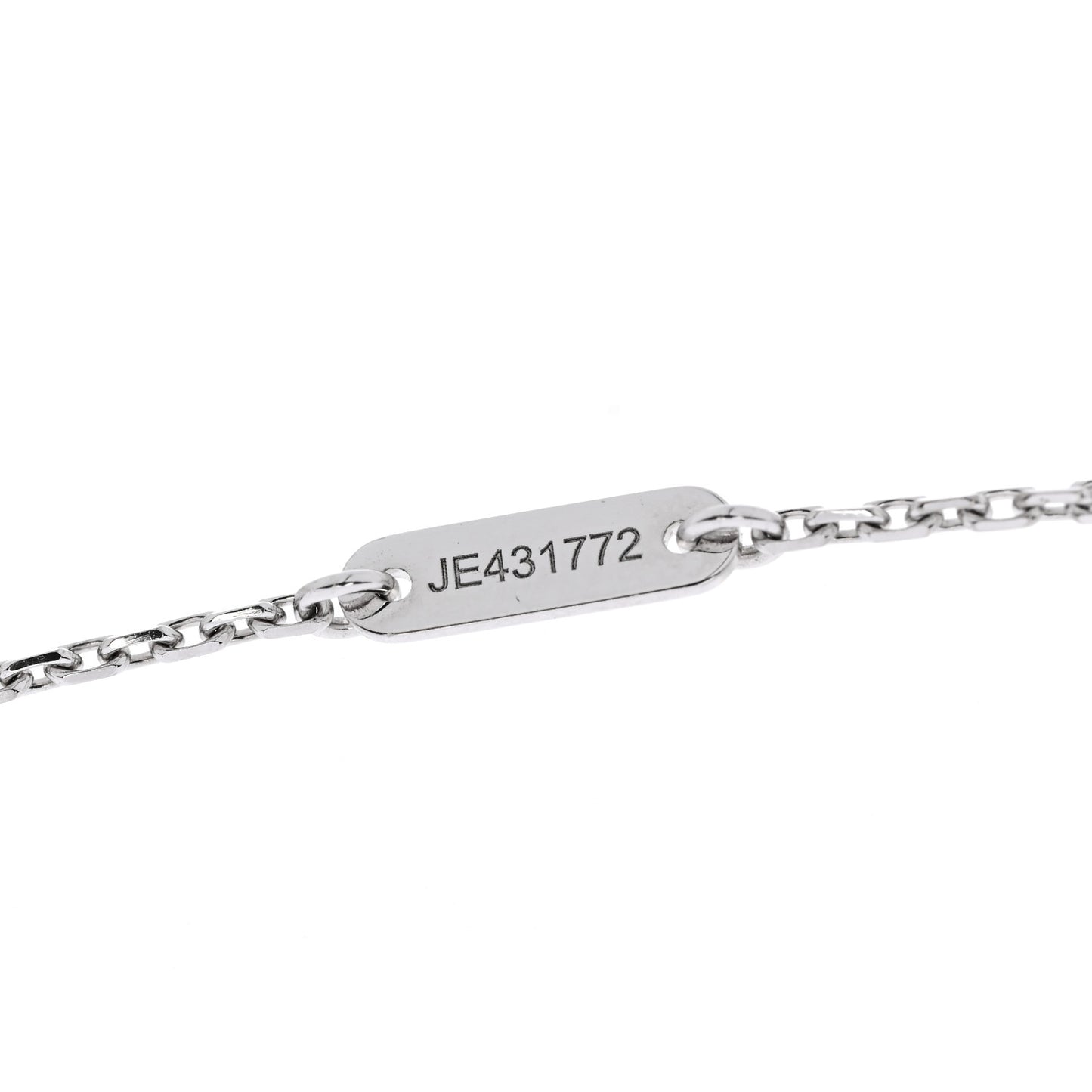 18K White Gold Turquoise Sweet Alhambra Butterfly Pendant Necklace