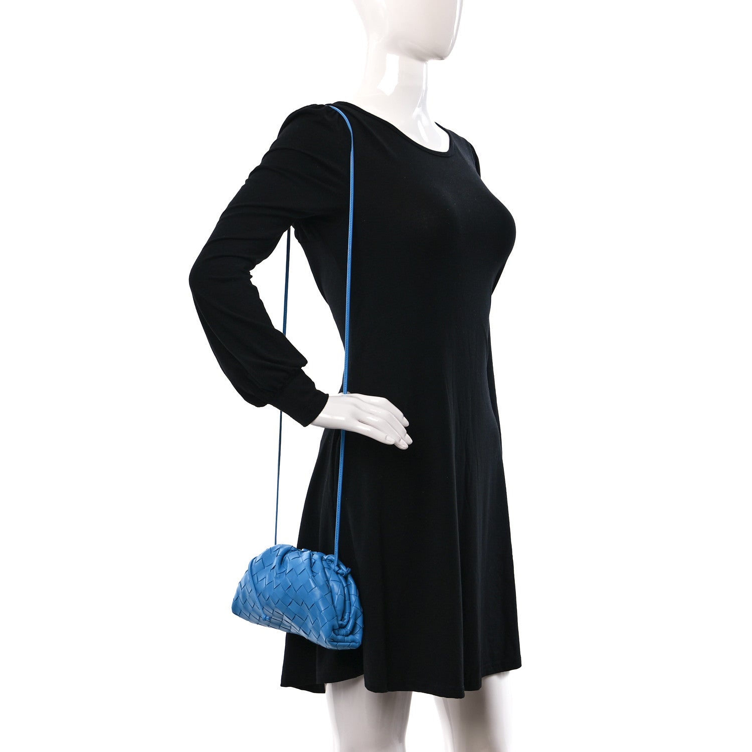 Bottega Veneta Nappa Intrecciato The Mini Pouch Swimming Pool 2 of 9