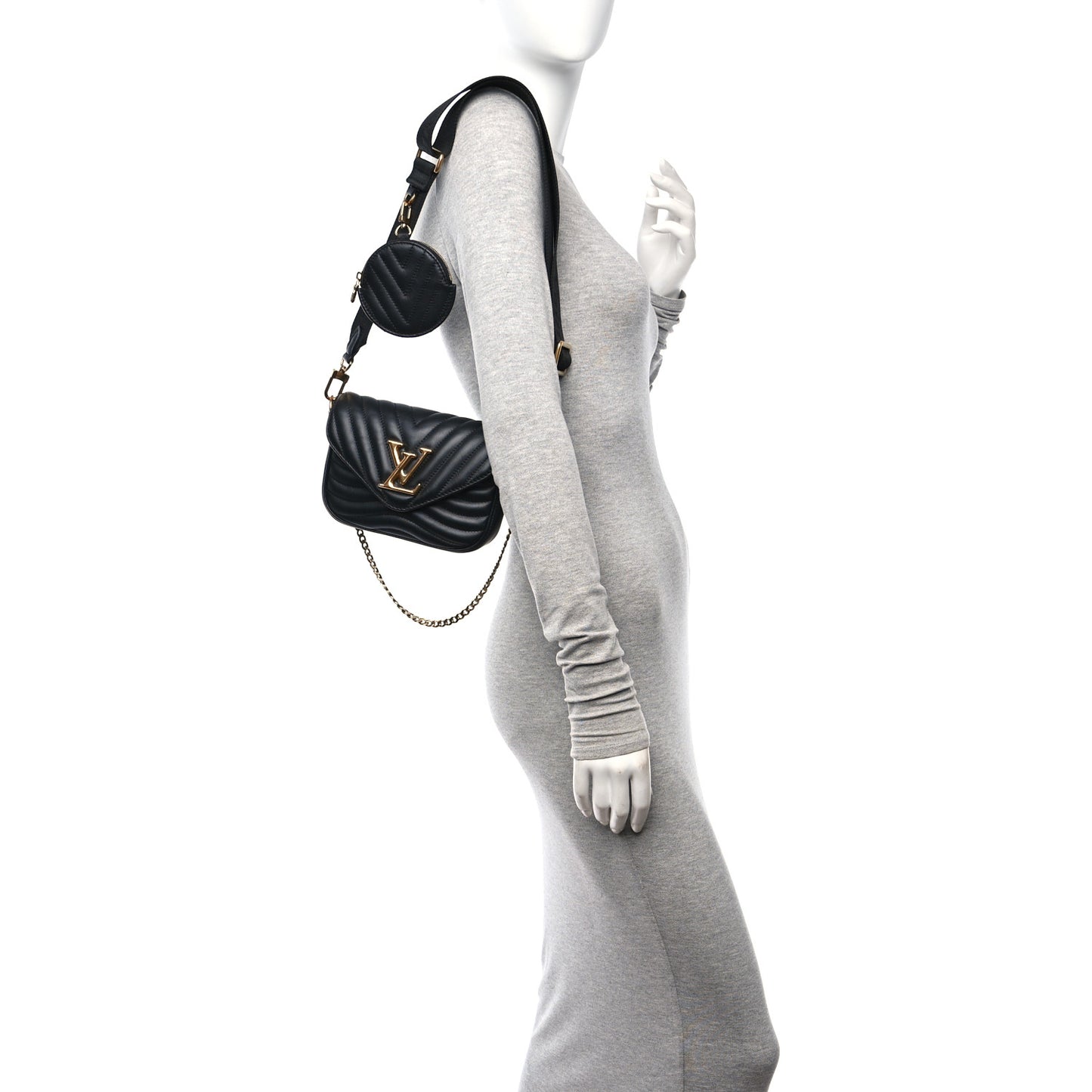 Calfskin New Wave Multi Pochette Black