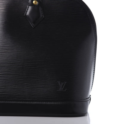 Louis Vuitton Epi Alma PM Black 9 of 10