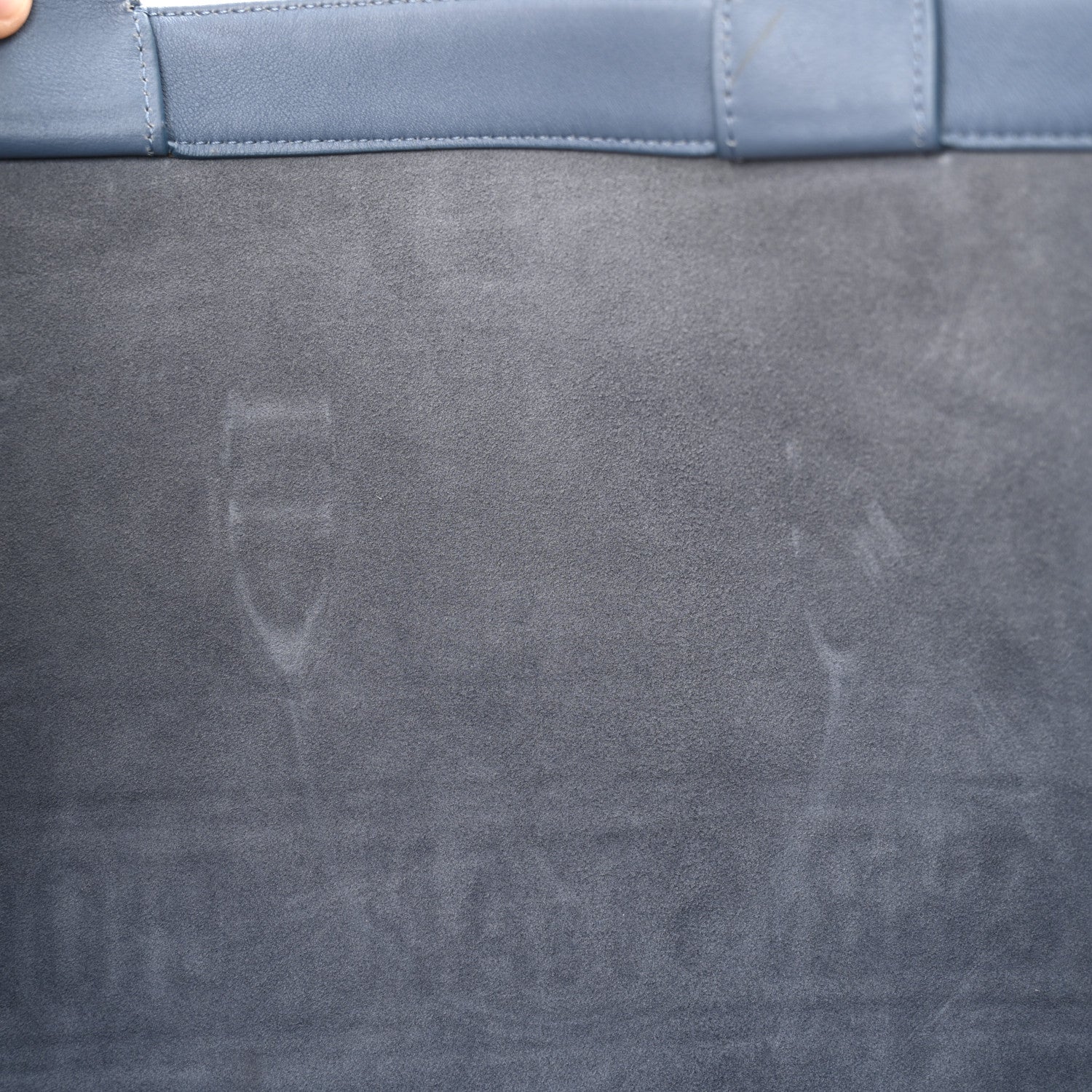 Christian Dior Calfskin Embossed Large Book Tote Blue 12 of 15