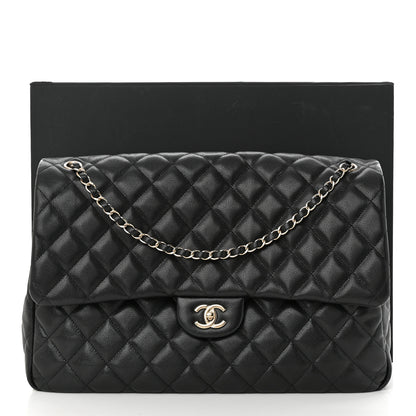 Chanel Caviar Quilted XXL Travel Flap Bag Black 11 of 11