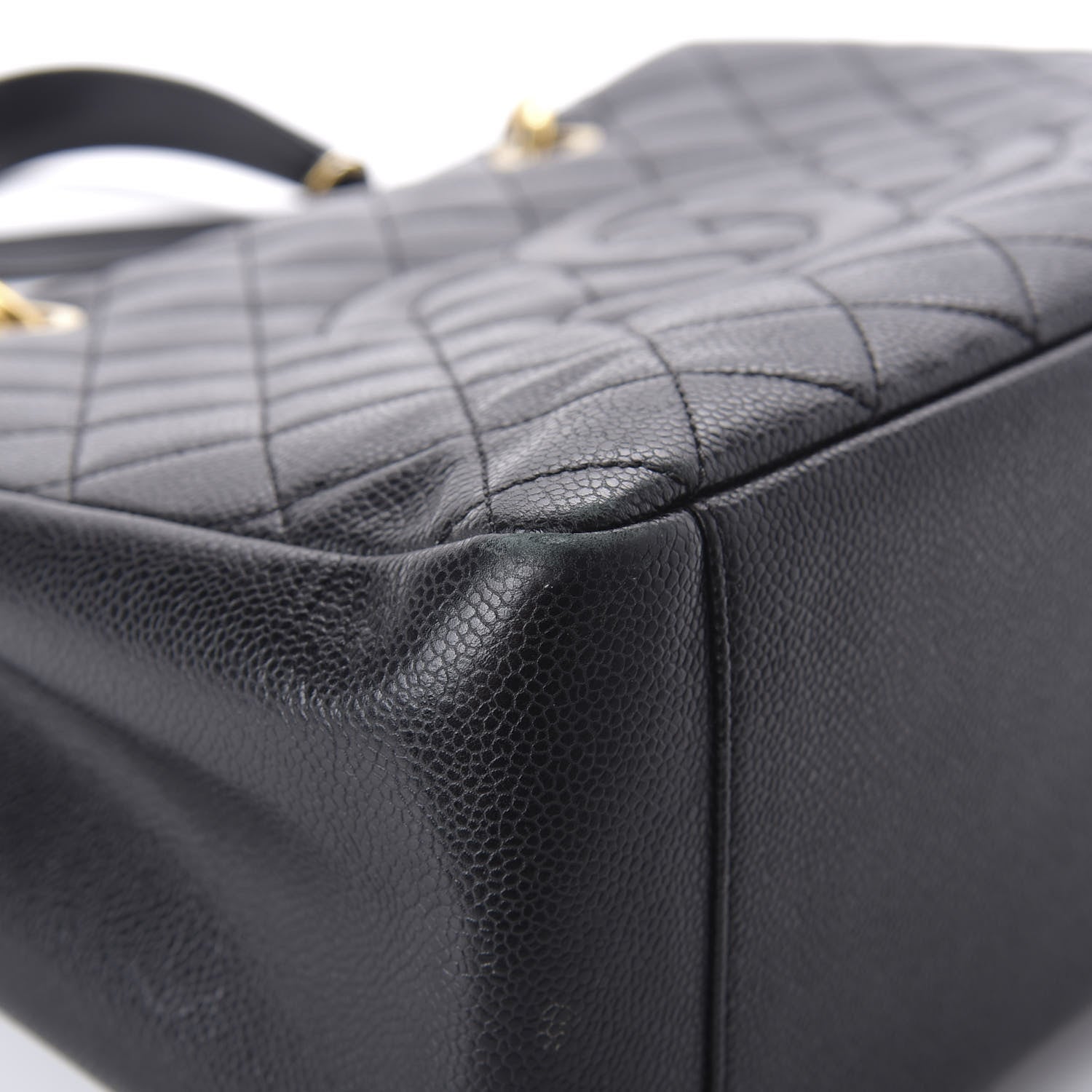 Chanel Caviar Quilted Grand Shopping Tote GST Black 12 of 12