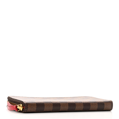 Louis Vuitton Damier Ebene Clemence Wallet Cherry 4 of 8