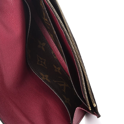 Louis Vuitton Monogram Emilie Wallet Fuchsia 5 of 8
