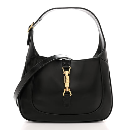 Gucci Boarded Dyana Lux Calfskin Small Jackie 1961 Hobo Black 1 of 10
