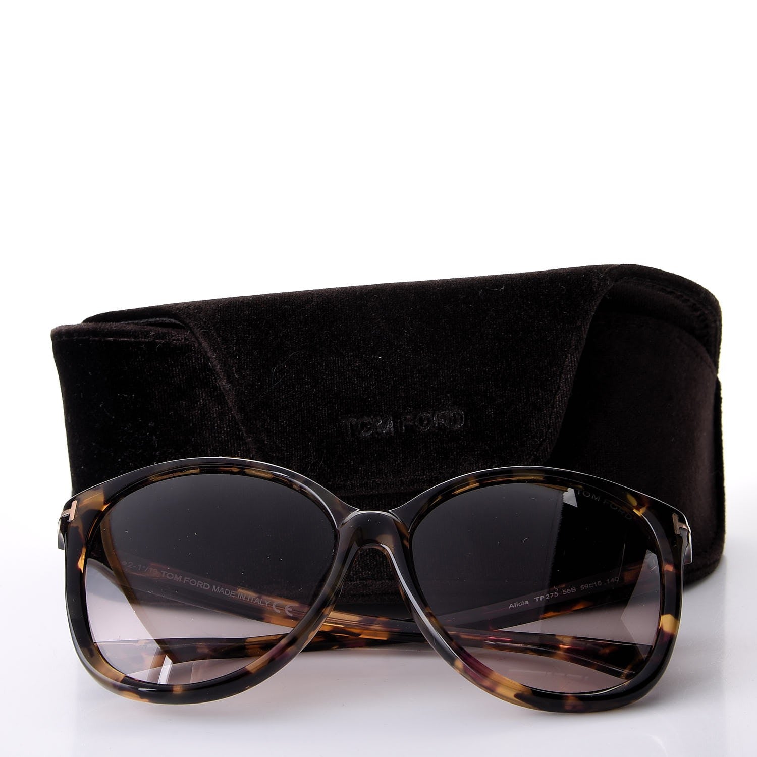 Tom Ford Alicia TF275 Sunglasses Havana Brown 8 of 8