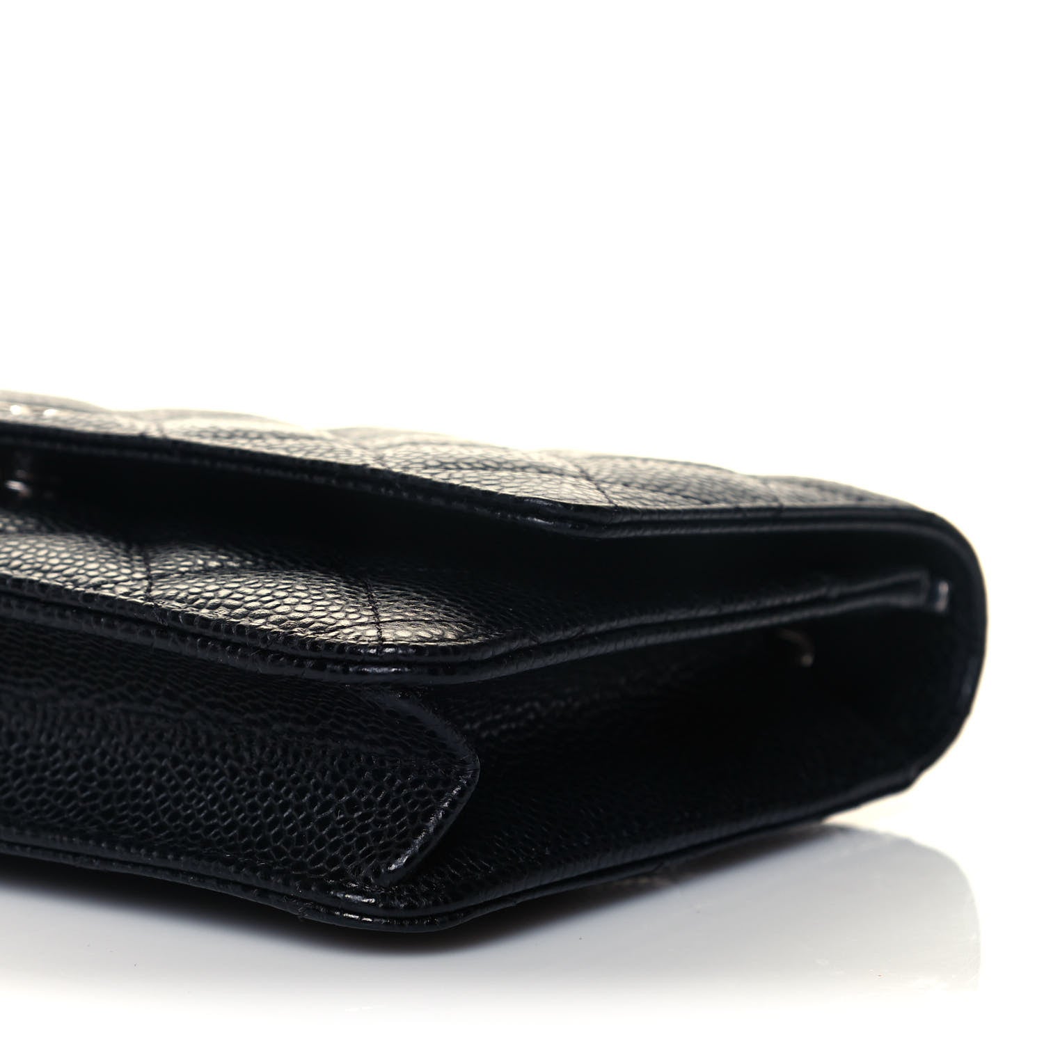 Chanel Caviar Quilted Wallet On Chain WOC Black 10 of 11