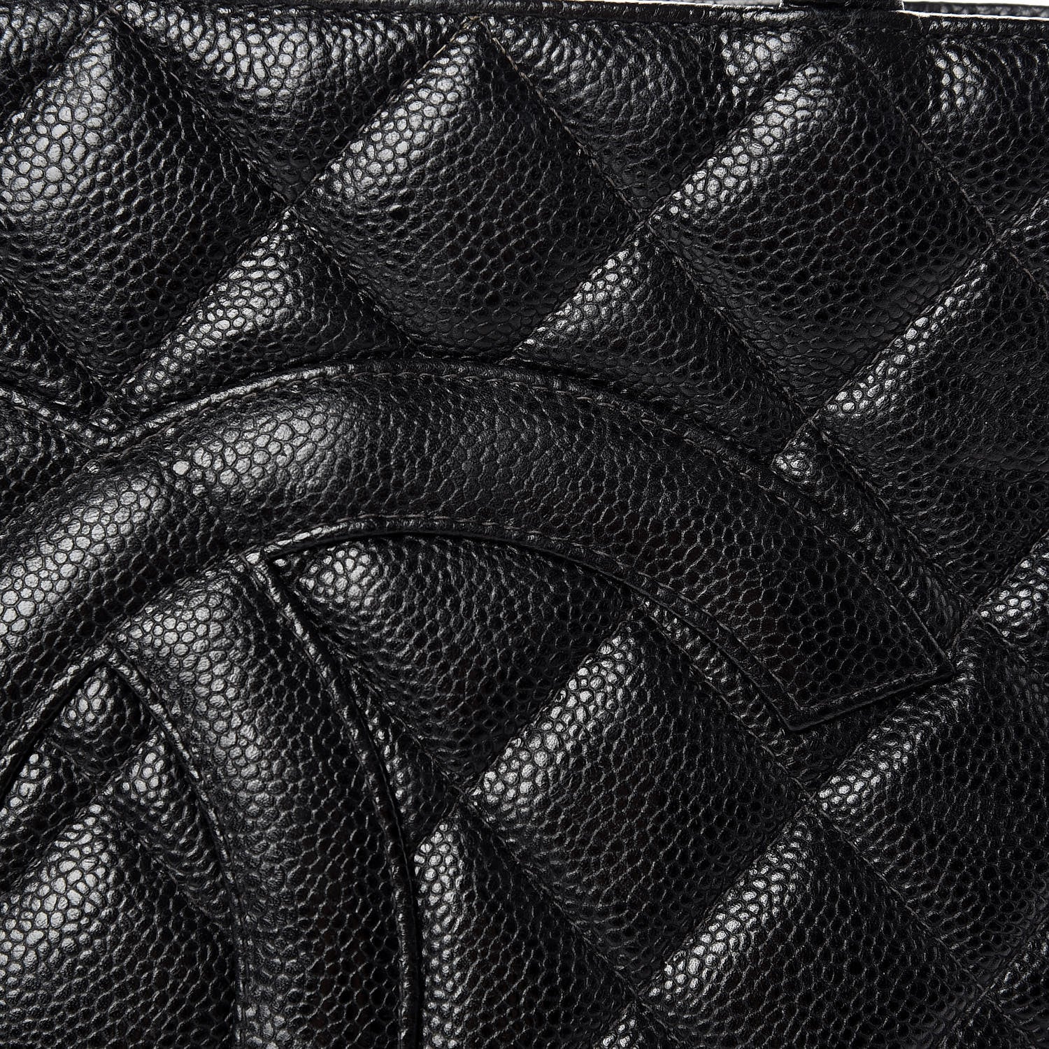 Chanel Caviar Quilted Medallion Tote Black 14 of 20