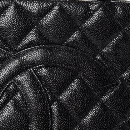 Chanel Caviar Quilted Medallion Tote Black 14 of 20