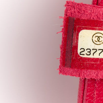 Chanel Iridescent Sheepskin Quilted Small Vintage Mademoiselle Flap Dark Pink 8 of 11