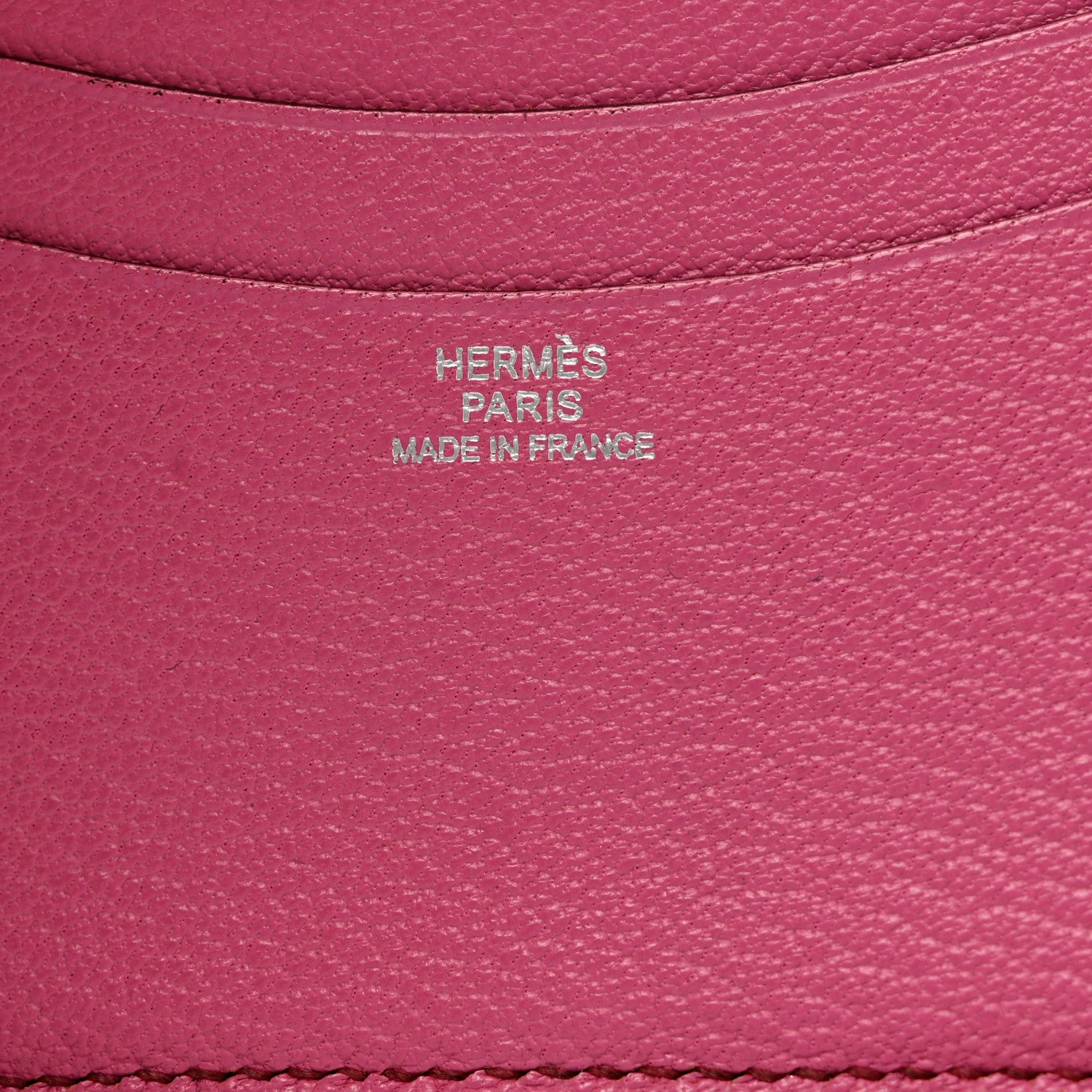 Hermes Ostrich Globe Trotter Zip Agenda PM Fuchsia 7 of 7