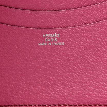 Hermes Ostrich Globe Trotter Zip Agenda PM Fuchsia 7 of 7