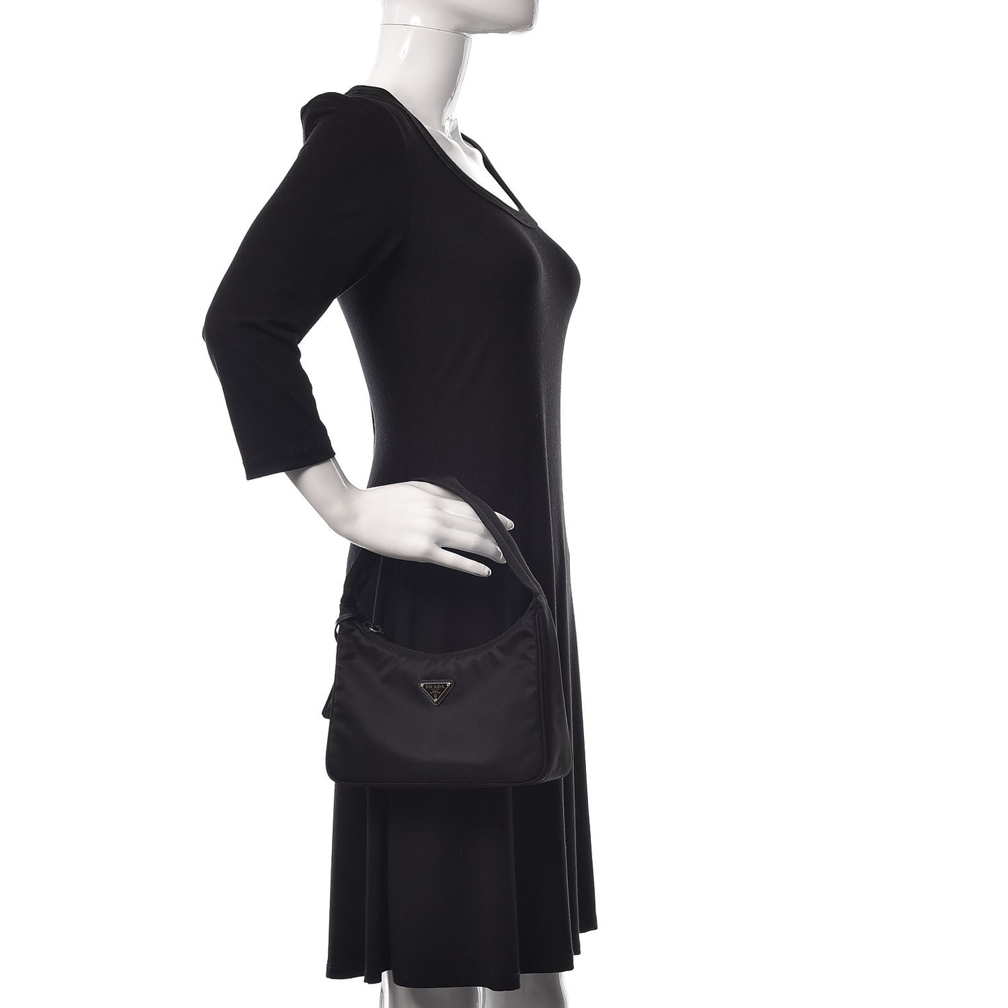 Tessuto Nylon Mini Re-Edition 2000 Bag Black