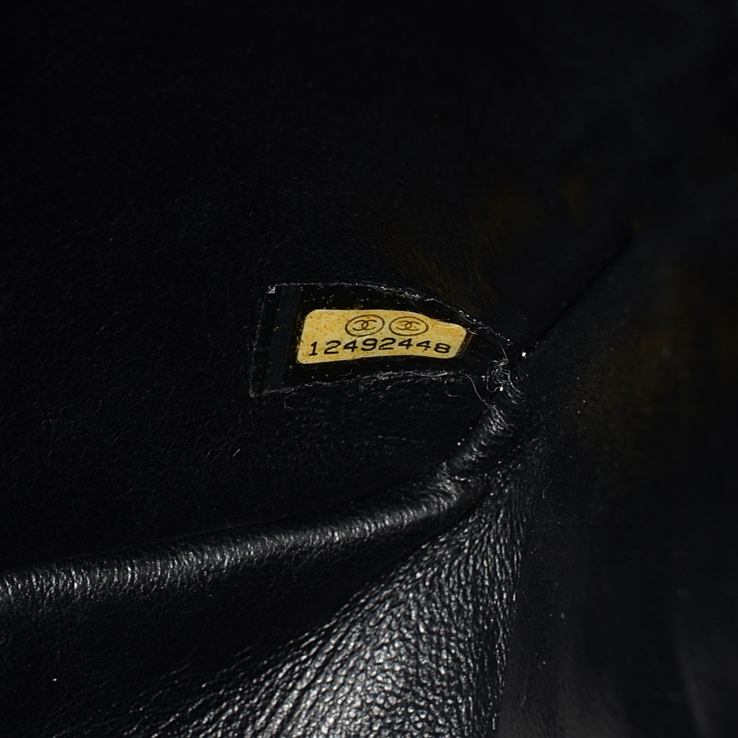 Chanel Aged Calfskin 2.55 Reissue 226 Flap Metallic Black 8 of 9