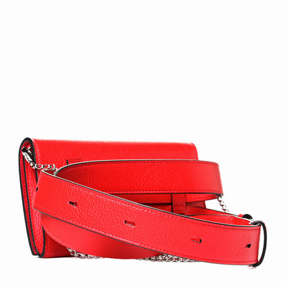 Christian Louboutin Calfskin Boudoir Chain Belt Bag Red 2 of 5