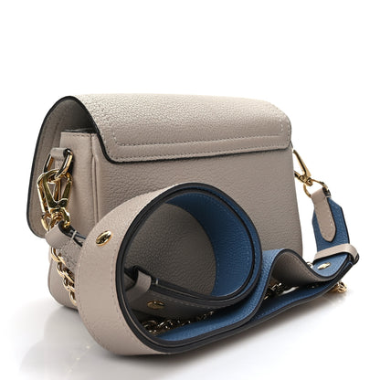 Louis Vuitton Grained Calfskin Lockme Tender Greige 3 of 8