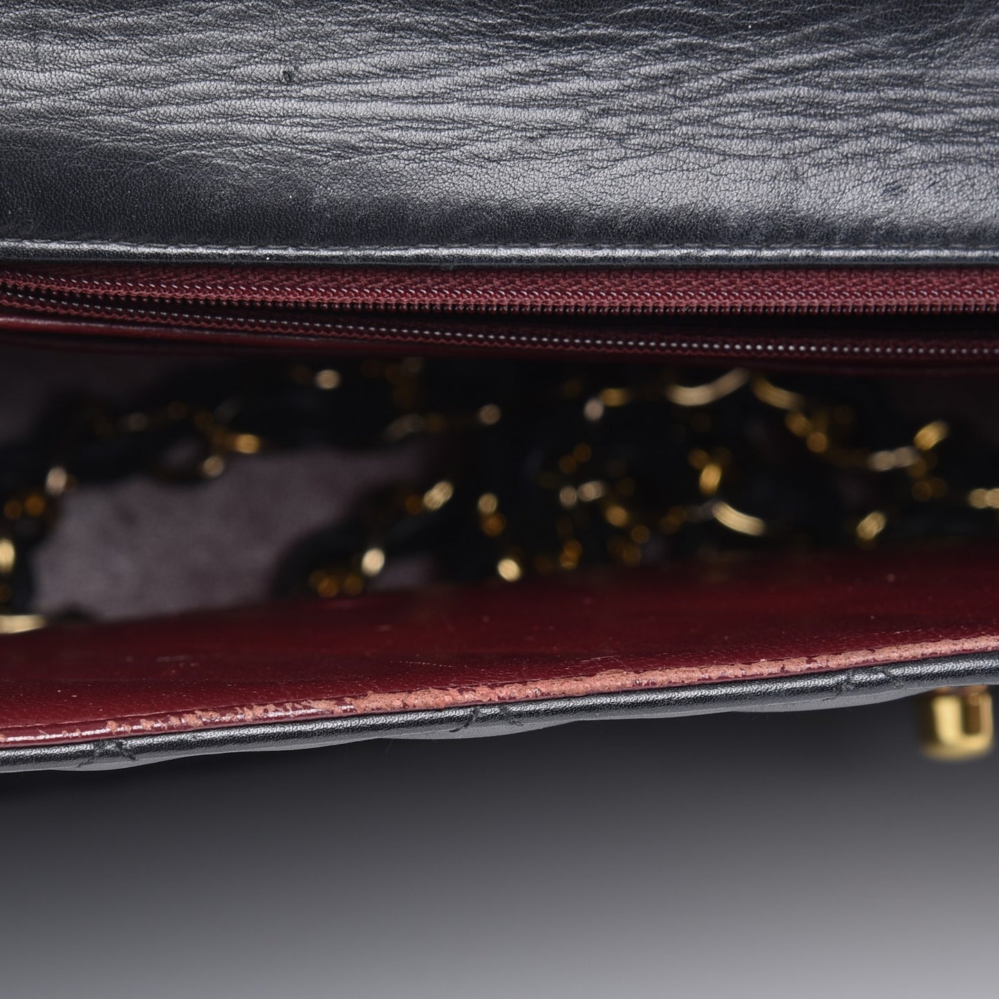 Lambskin XL Jumbo Flap Black