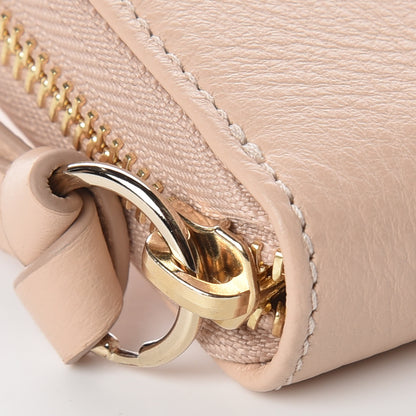 Jimmy Choo Soft Grained Goatskin Pippa Zip Around Wallet Powder Pink 5 of 10