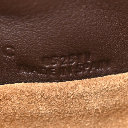 Loewe Calfskin Mini Flamenco Knot Clutch Chocolate 7 of 10