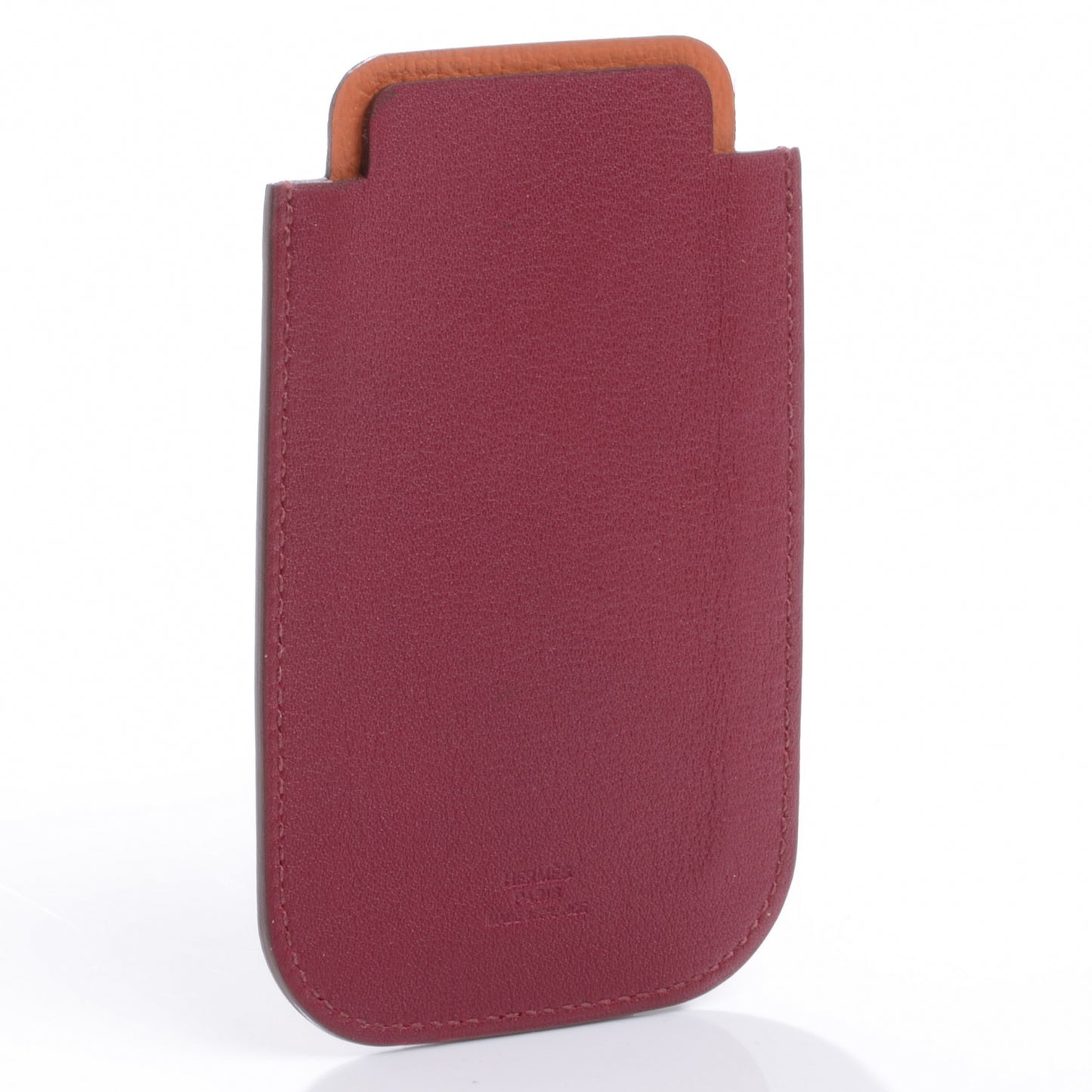 Swift Leather iPhone 3 3GS Case Tosca and Orange