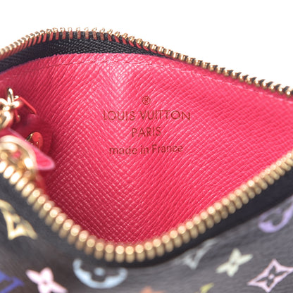 Louis Vuitton Monogram Multicolor Key Pouch Black Grenade 6 of 10