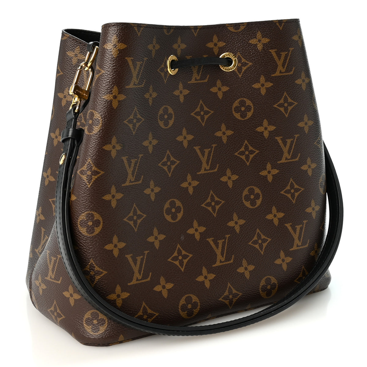 Louis Vuitton Monogram Neonoe MM Black 3 of 9