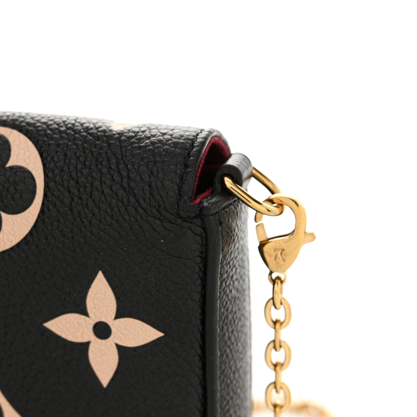 Empreinte Monogram Giant Felicie Pochette Black Beige